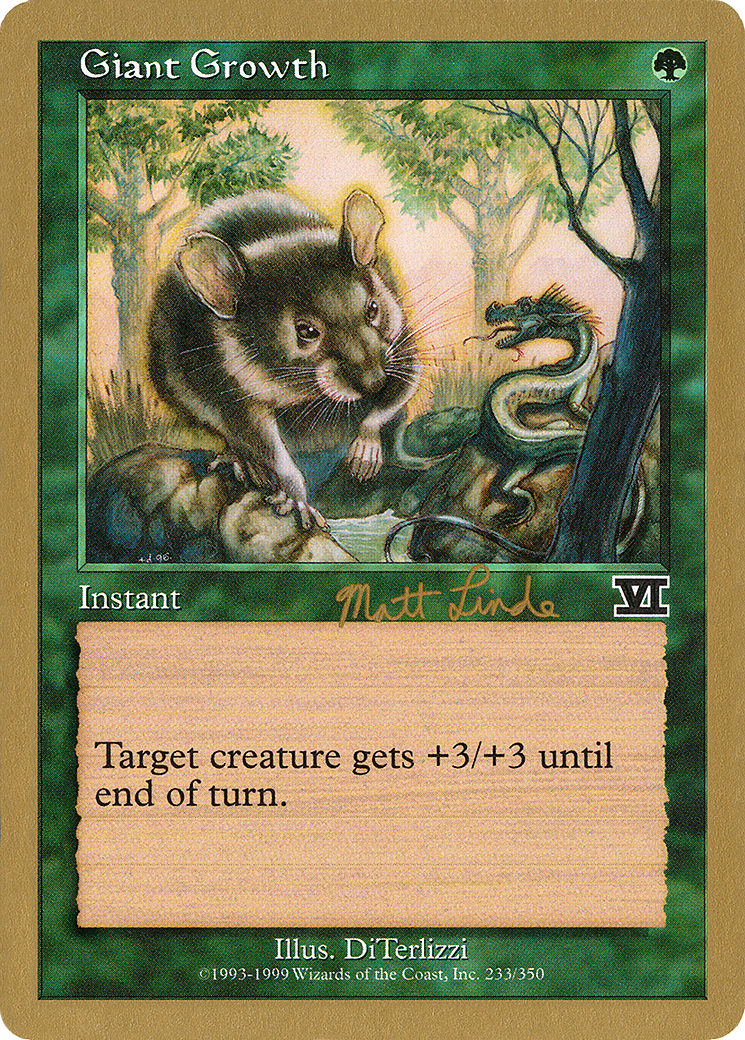 Giant Growth (WCD-ML233) - World Championship Decks 1999