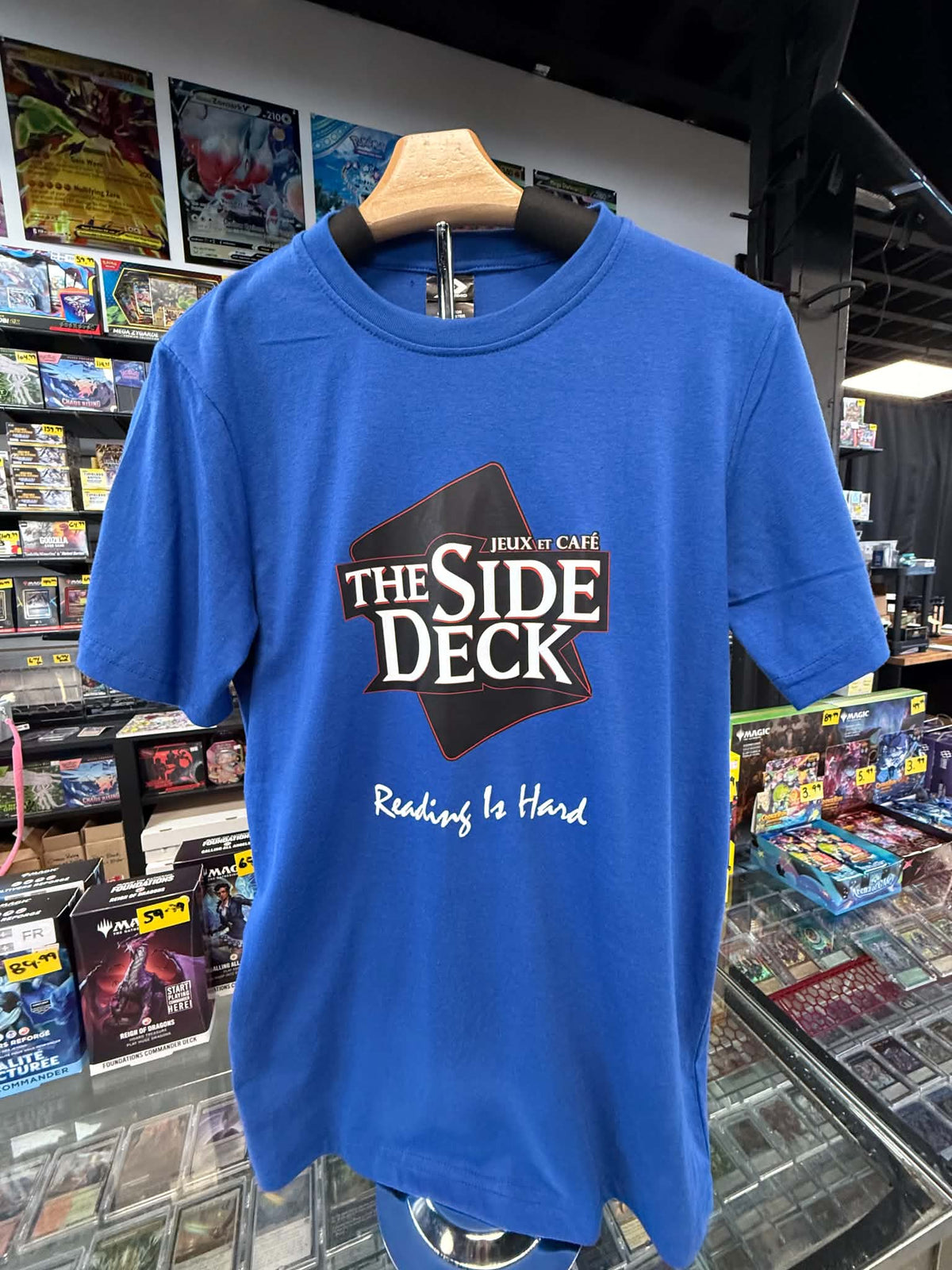 TSD T-Shirt "Reading is Hard" - Royal Blue
