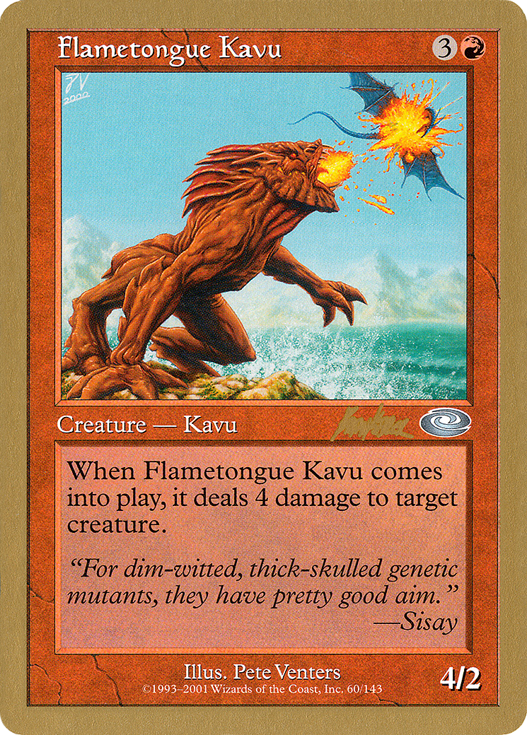 Flametongue Kavu (WCD-BK60) - World Championship Decks 2002