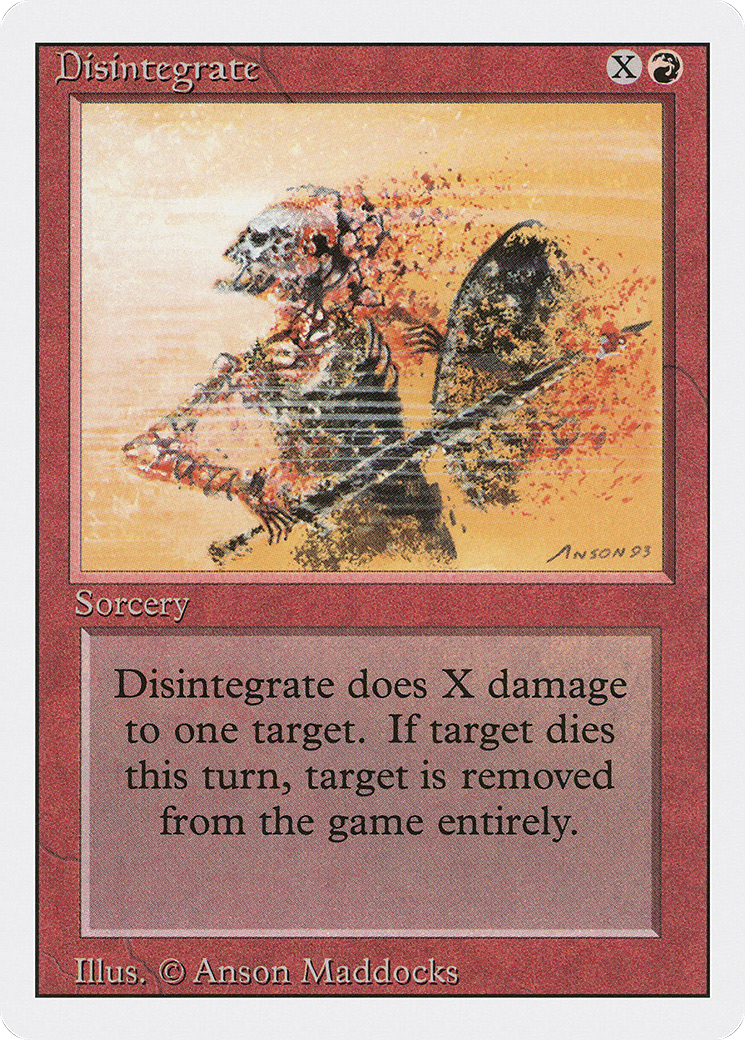 Disintegrate (3ED-142) - Revised Edition