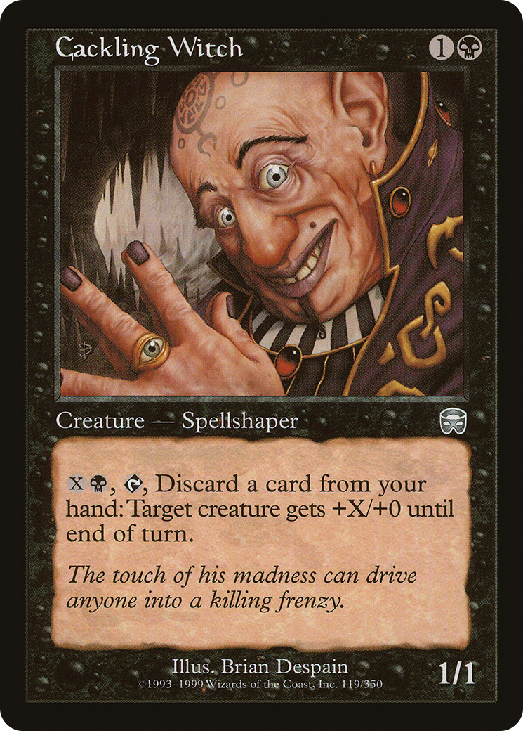 Cackling Witch (MMQ-119) - Mercadian Masques