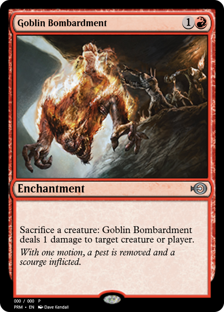 Goblin Bombardment (PRM-54545) - Magic Online Promos Foil