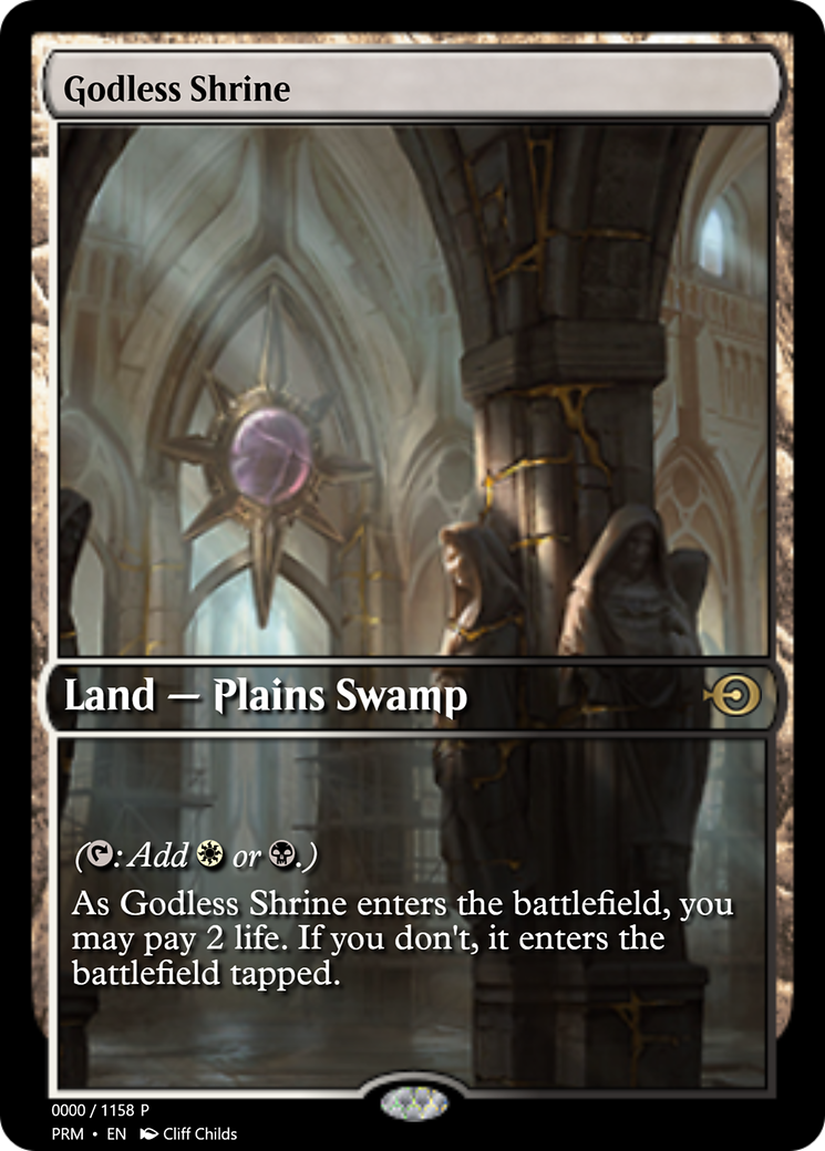 Godless Shrine (PRM-72305) - Magic Online Promos