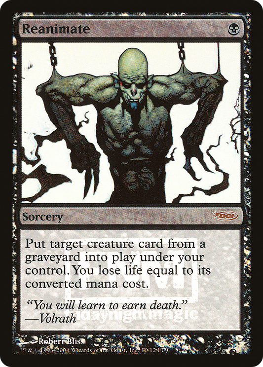 Reanimate (FNM-010) - Friday Night Magic 2004 Foil