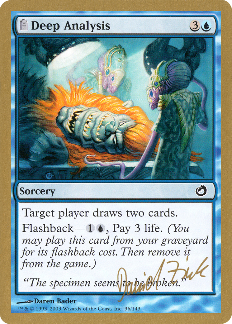 Deep Analysis (WCD-DZ36) - World Championship Decks 2003: (tombstone)