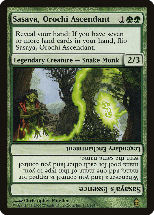 Sasaya, Orochi Ascendant // Sasaya's Essence (SOK-145) - Saviors of Kamigawa Foil