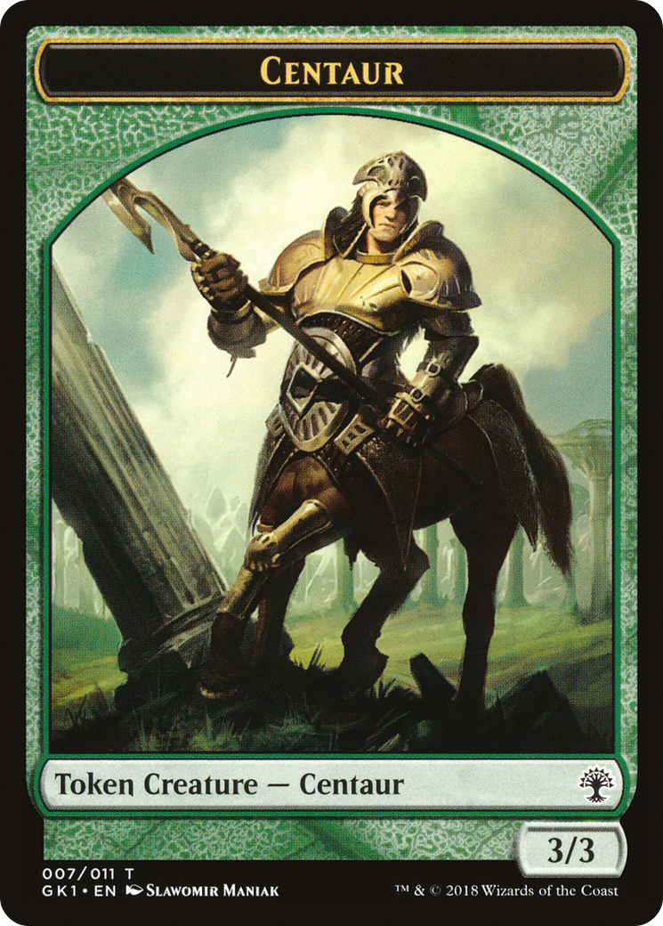 Elemental // Centaur (GR1-010) - GRN Guild Kit Tokens