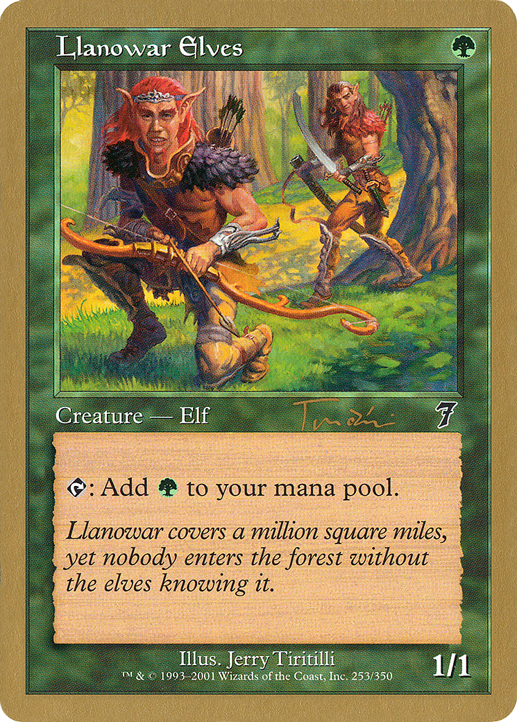 Llanowar Elves (WCD-JT253) - World Championship Decks 2001