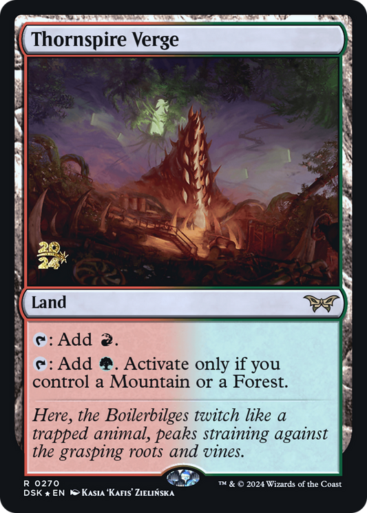 Thornspire Verge (PRE-270S) - Duskmourn: House of Horror Promos Foil