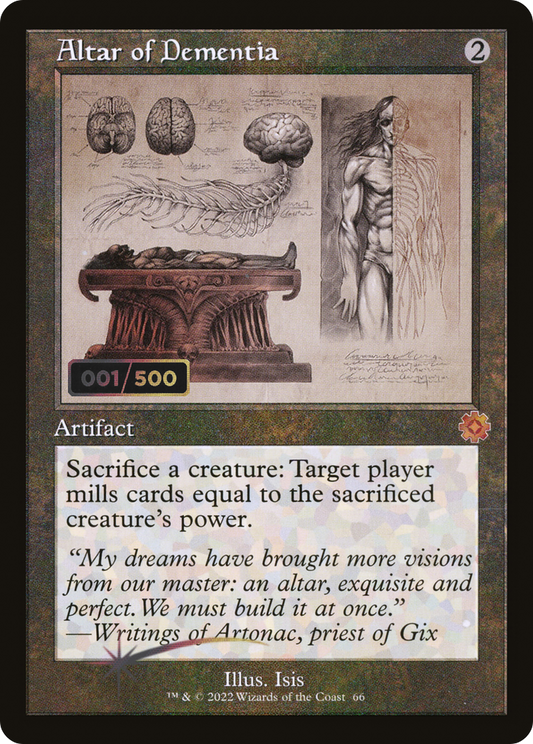 Altar of Dementia (BRR-66Z) - The Brothers' War Retro Artifacts Foil