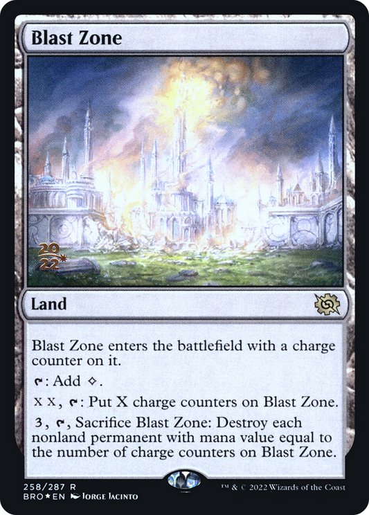 Blast Zone (PRE-258S) - The Brothers' War Promos Foil