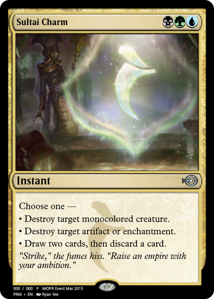 Sultai Charm (PRM-54561) - Magic Online Promos Foil