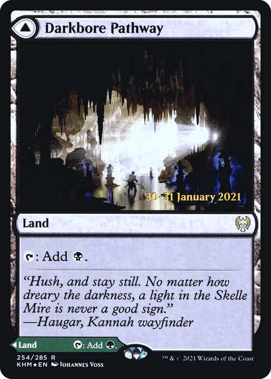 Darkbore Pathway // Slitherbore Pathway (PRE-254S) - Kaldheim Promos Foil