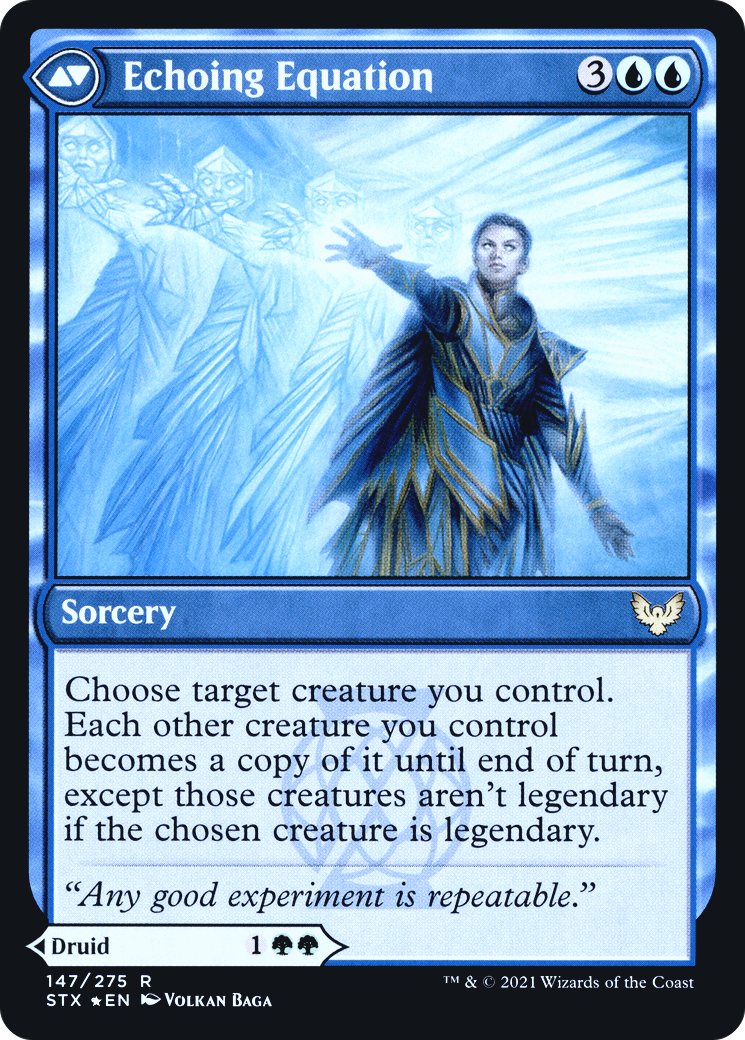 Augmenter Pugilist // Echoing Equation (PRE-147S) - Strixhaven: School of Mages Promos Foil