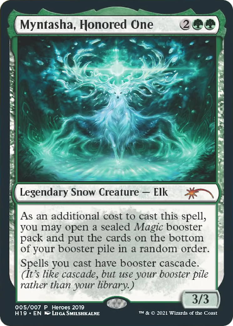 Myntasha, Honored One (UMP-005) - 2019 Heroes of the Realm Foil