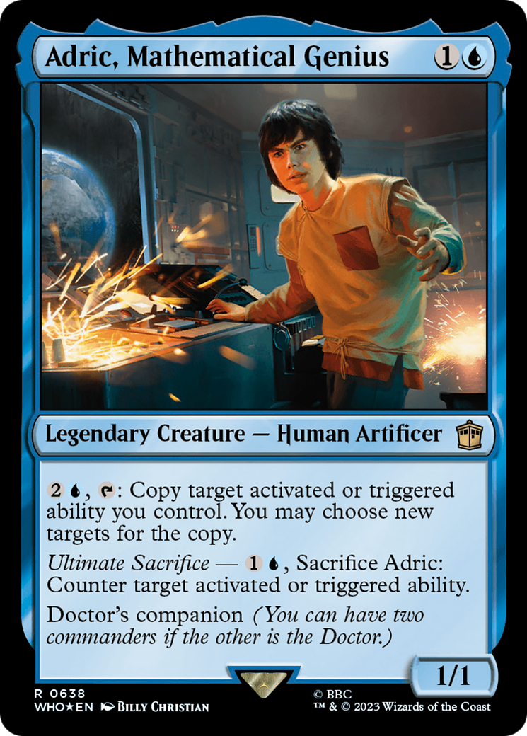 Adric, Mathematical Genius (WHO-638) - Doctor Who Foil