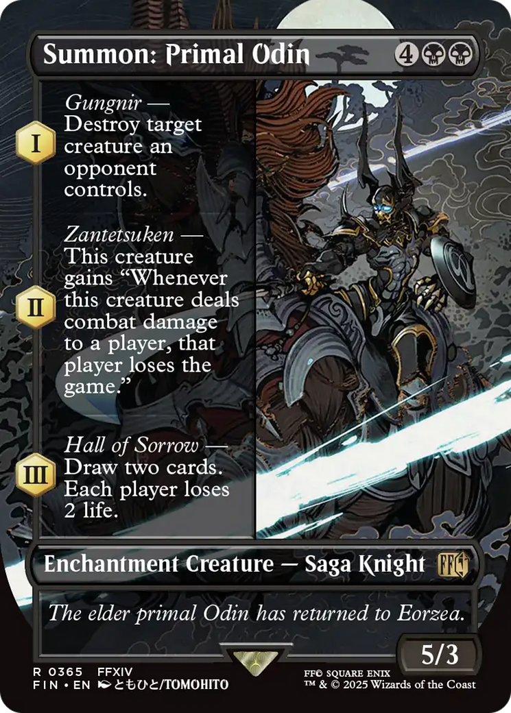 Summon: Primal Odin (Borderless) (FIN-365) - FINAL FANTASY