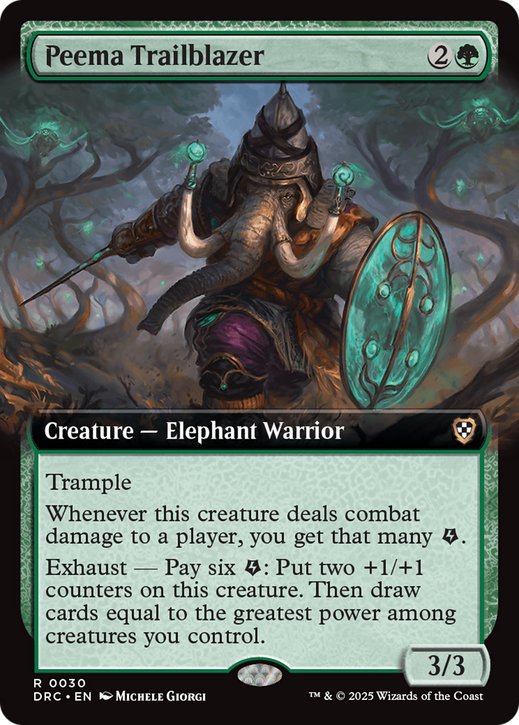 Peema Trailblazer (DRC-030) - Commander: Aetherdrift: (Extended Art) Foil