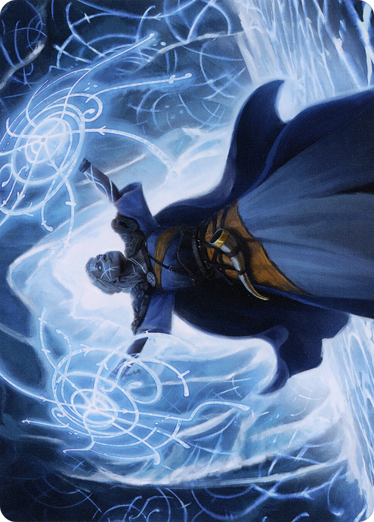 Frost Augur // Frost Augur (AKHM-014) - Kaldheim Art Series (Borderless) Foil