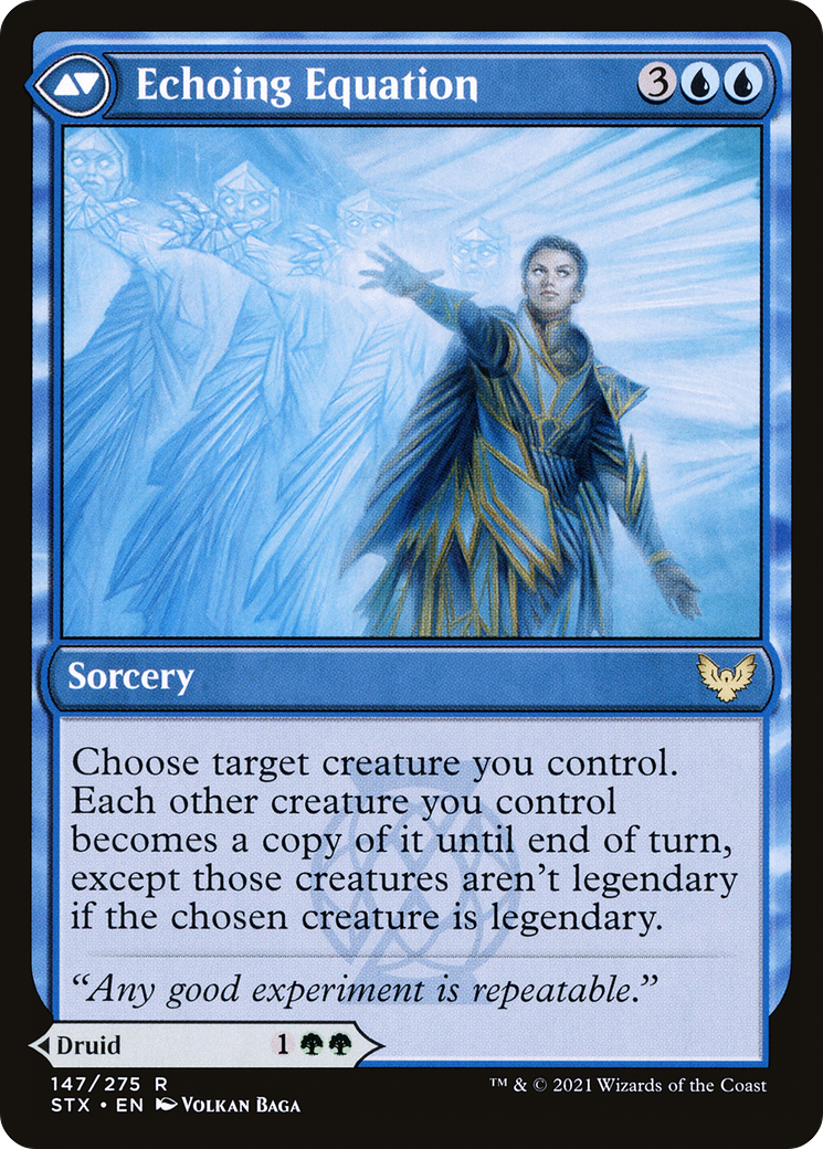 Augmenter Pugilist // Echoing Equation (STX-147) - Strixhaven: School of Mages Foil