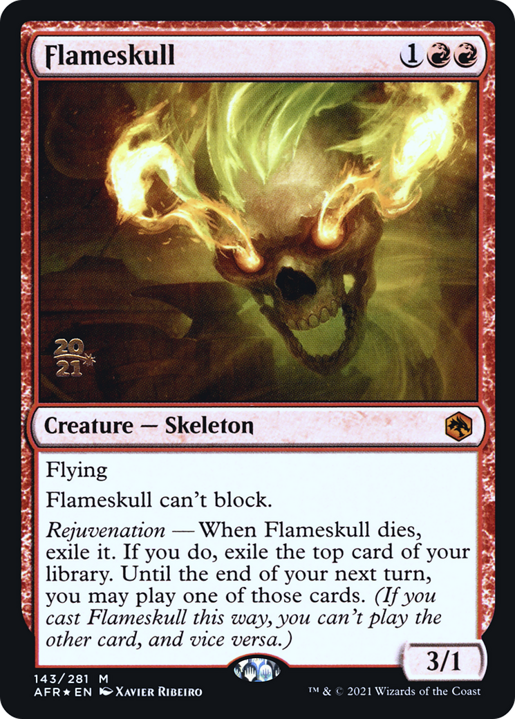 Flameskull (PRE-143S) - Adventures in the Forgotten Realms Promos Foil