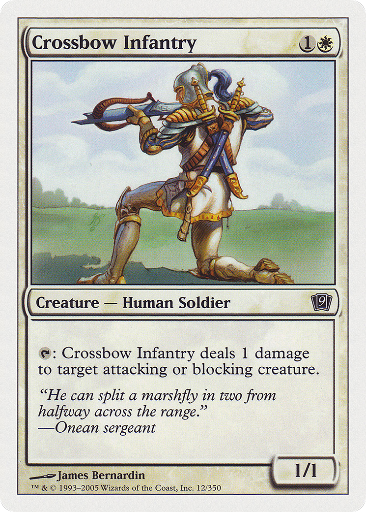 Crossbow Infantry (9ED-012) - Ninth Edition