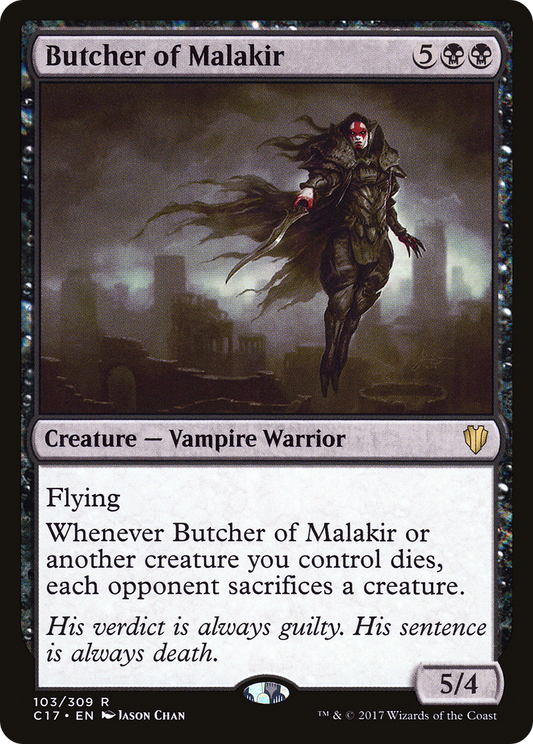 Butcher of Malakir (C17-103) - Commander 2017