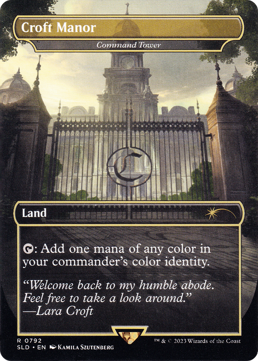 Command Tower (SLD-792) - Secret Lair Drop / Croft Manor (Borderless)