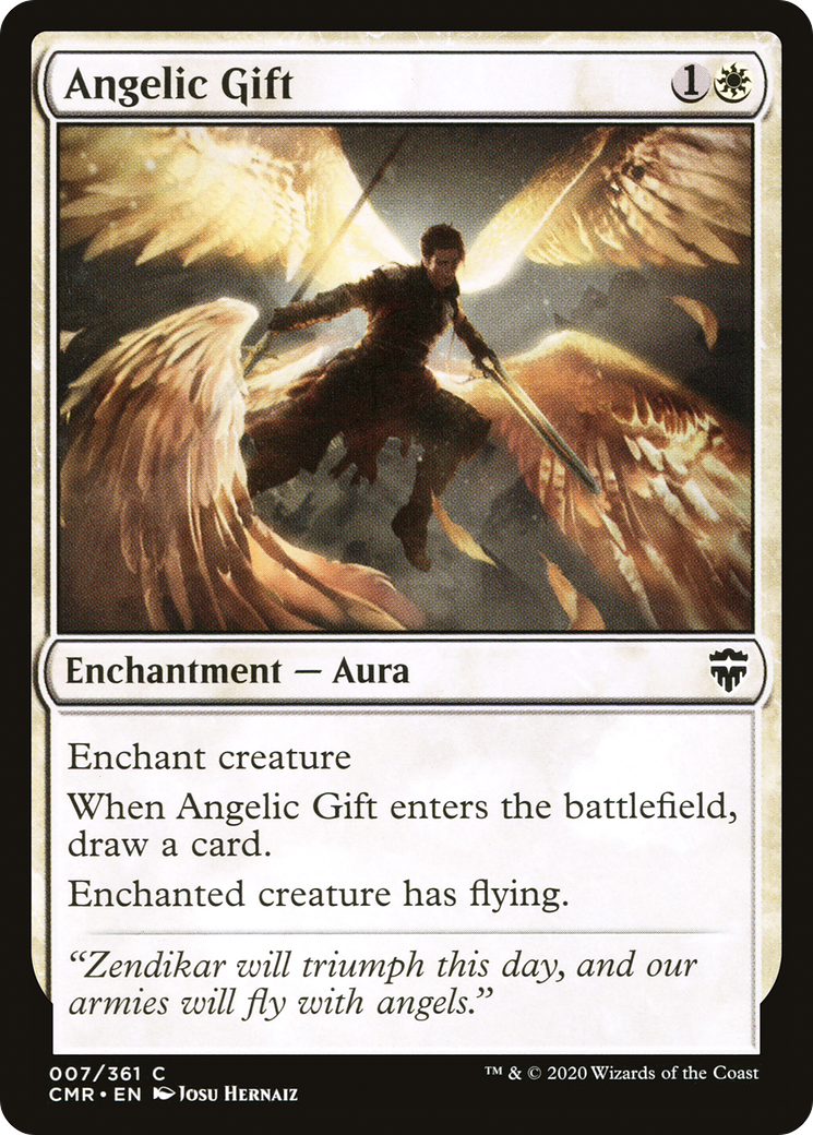 Angelic Gift (CMR-007) - Commander Legends