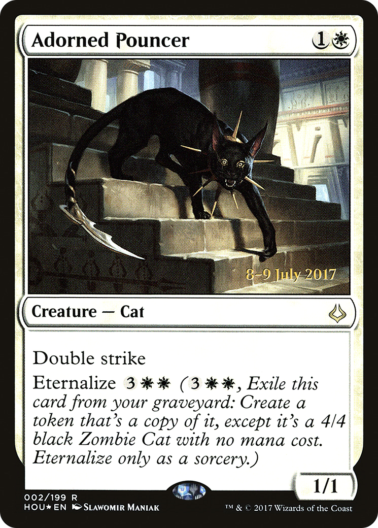 Adorned Pouncer (PRE-02S) - Hour of Devastation Promos Foil