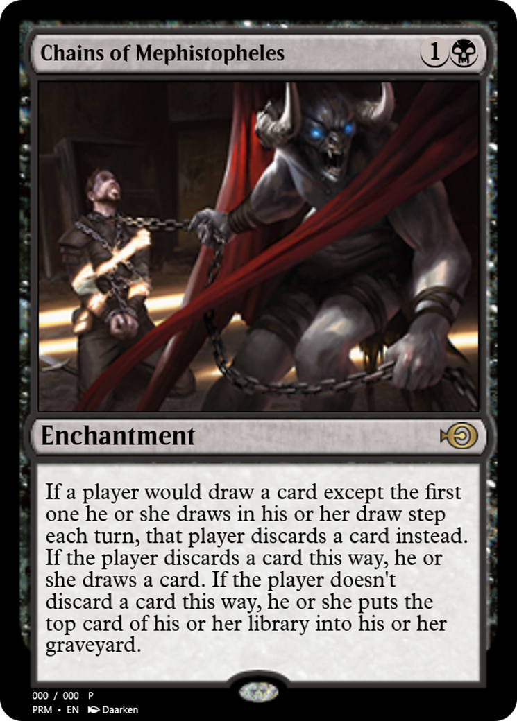 Chains of Mephistopheles (PRM-65646) - Magic Online Promos Foil