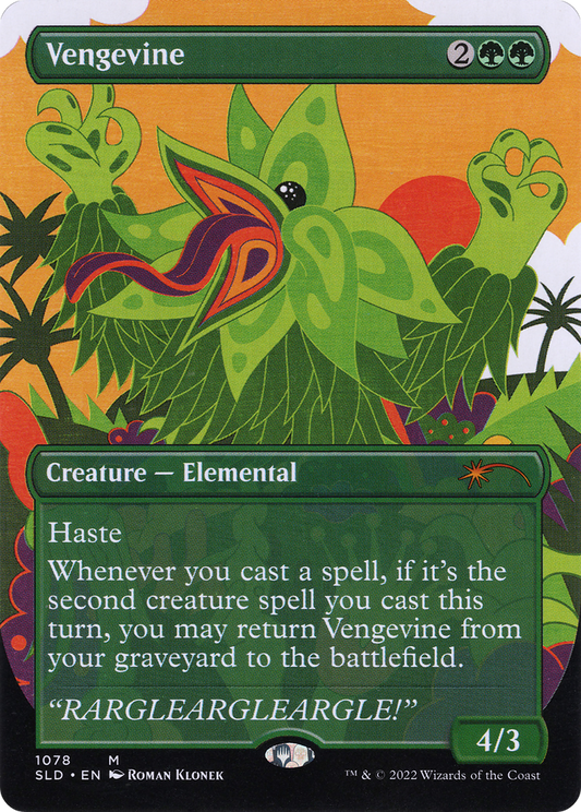 Vengevine (SLD-1078) - Secret Lair Drop (Borderless) Foil