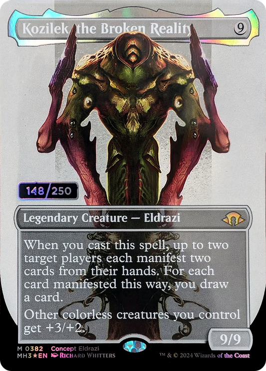 Kozilek, the Broken Reality (MH3-382Z) - Modern Horizons 3 (Borderless) Foil