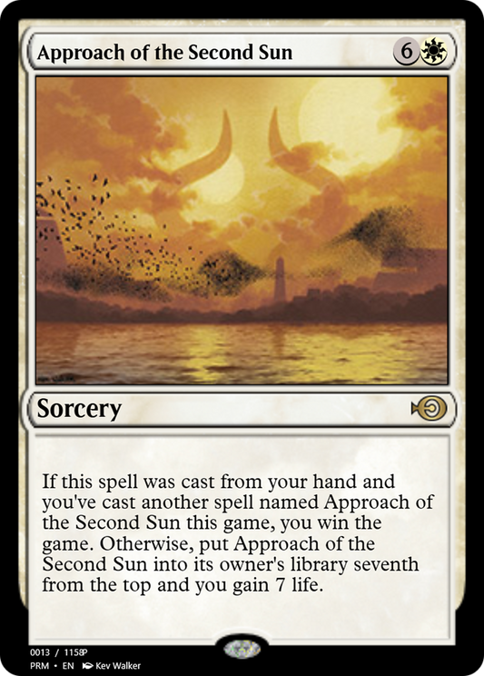 Approach of the Second Sun (PRM-88226) - Magic Online Promos Foil