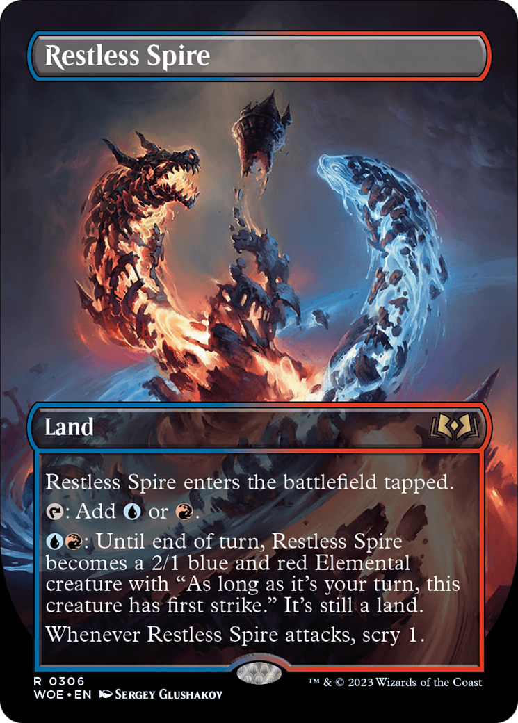 Restless Spire (WOE-306) - Wilds of Eldraine (Borderless)