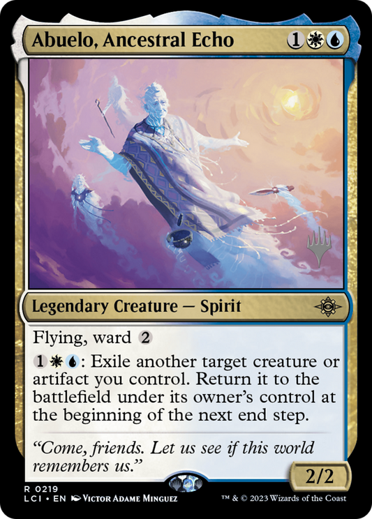 Abuelo, Ancestral Echo (PPLCI-219P) - The Lost Caverns of Ixalan Promos