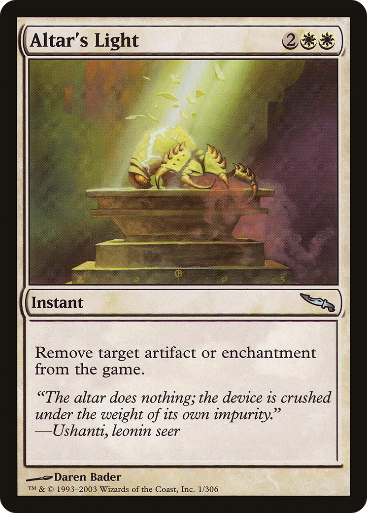 Altar's Light (MRD-001) - Mirrodin