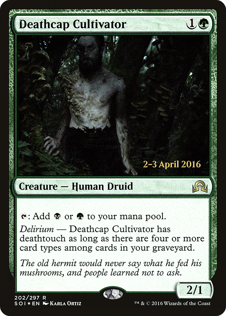 Deathcap Cultivator (PRE-202S) - Shadows over Innistrad Promos Foil