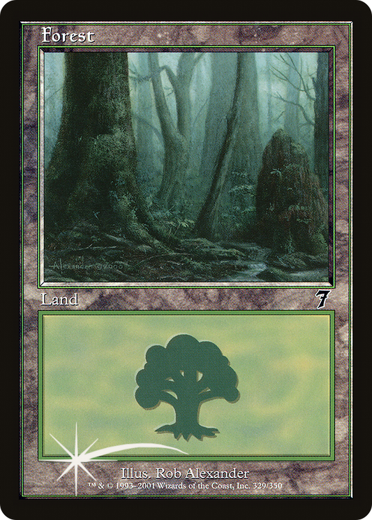 Forest (7ED-329★) - Seventh Edition Foil