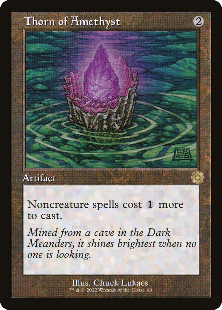 Thorn of Amethyst (BRR-060) - The Brothers' War Retro Artifacts Foil
