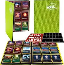 9 POCKET MONSTER BINDER HOLOFOIL HIGHLIGHTER YELLOW