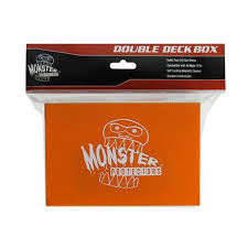 DECK BOX DOUBLE MONSTER ORANGE MATTE