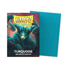 DRAGON SHIELD SLEEVES MATTE TURQUOISE 100CT
