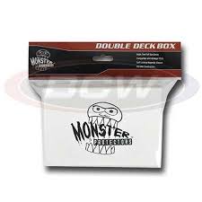 DECK BOX DOUBLE MONSTER WHITE MATTE