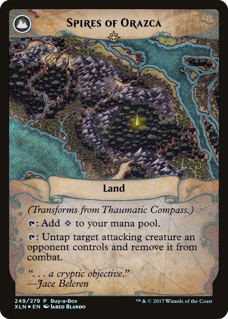 Thaumatic Compass // Spires of Orazca (BABP-249) - XLN Treasure Chest: (compasslanddfc) Foil