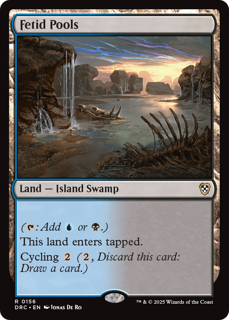 Fetid Pools (DRC-156) - Commander: Aetherdrift Foil