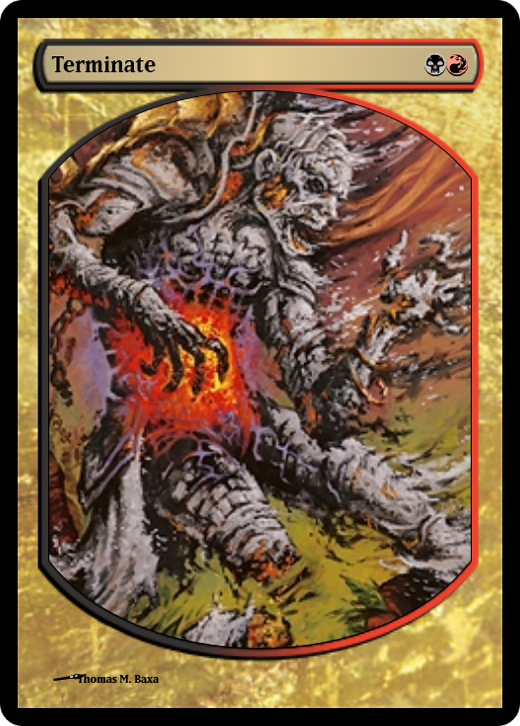 Terminate (PRM-35136) - Magic Online Promos Foil