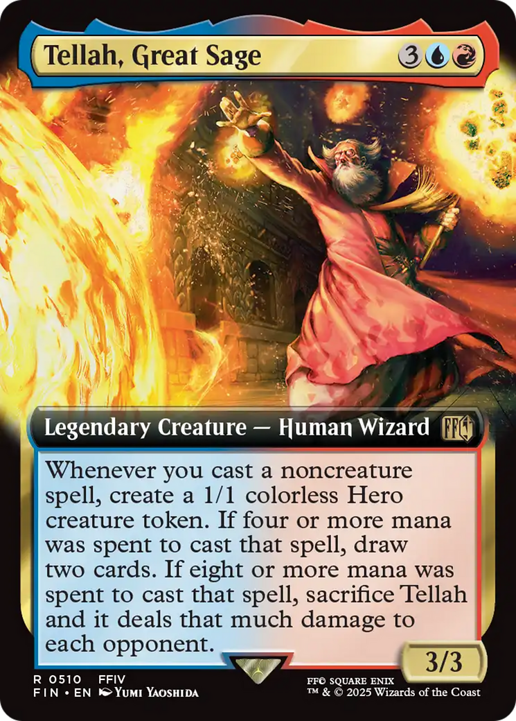 Tellah, Great Sage (Extended Art) (FIN-510) - FINAL FANTASY