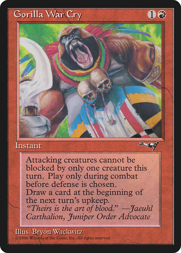 Gorilla War Cry (ALL-73B) - Alliances