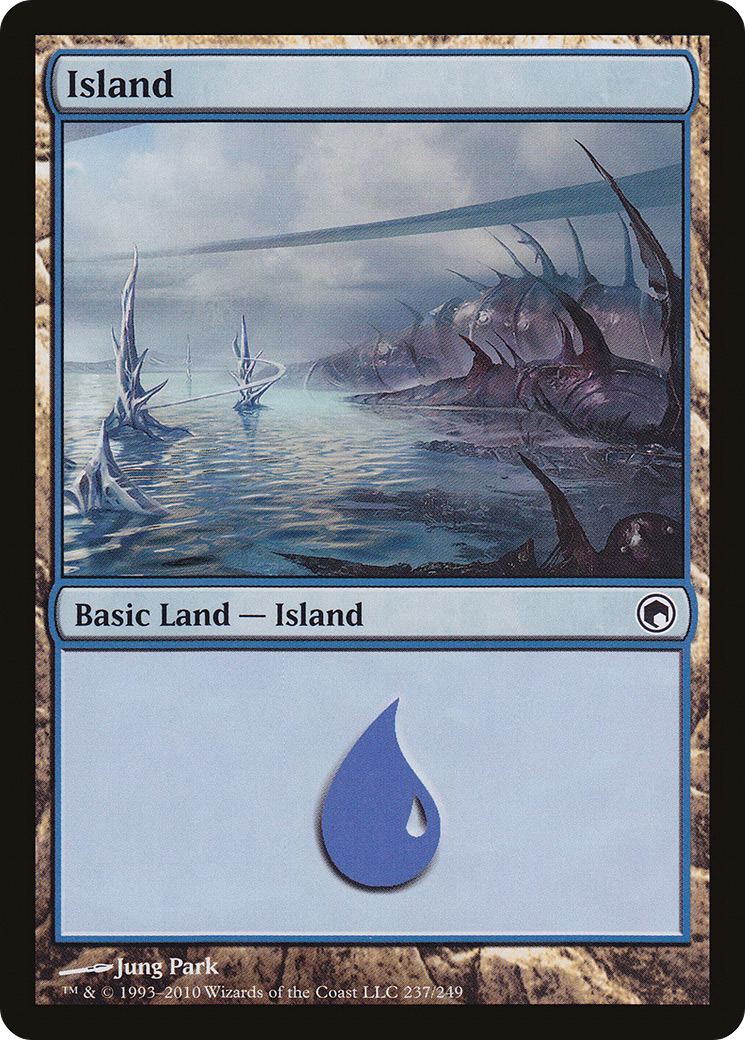Island (SOM-237) - Scars of Mirrodin Foil